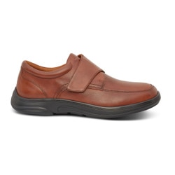 white christmas dresses Soft Leather Lace-Up Comfortable Wide Toe Box Shoes 38 / Brown main image 0