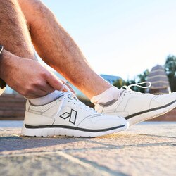 Anodyne No. 50 White Sport Trainer Sneaker Shoes Men\'s Size 13 Extra Wide USA Anodyne Men main image 4